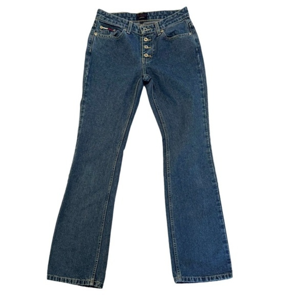 VTG Y2K Tommy Jeans Straight Leg Medium Wash Denim Jean
